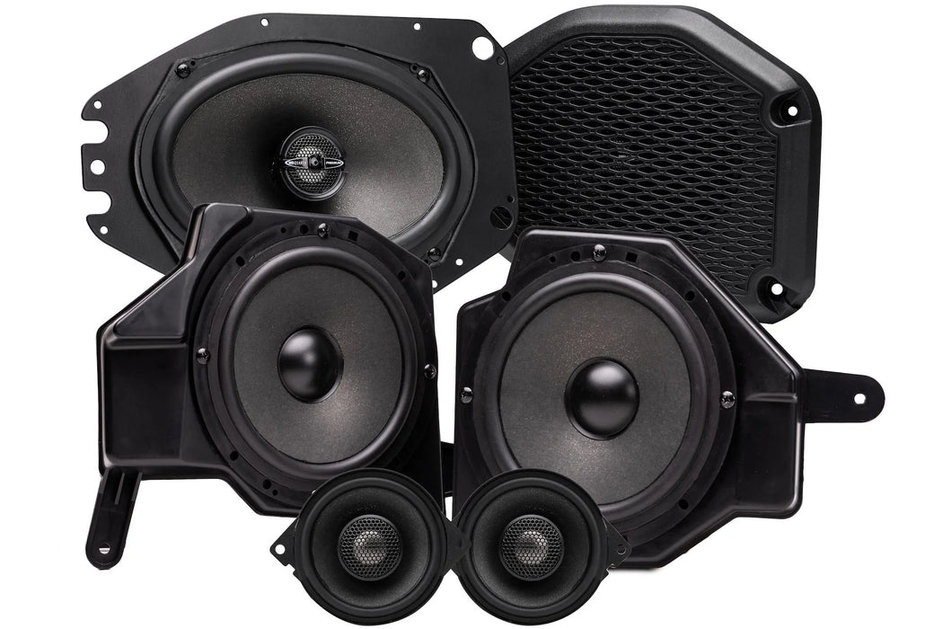 MB Quart 800 Watt STAGE 6 Tuned Six Speakers System Upgrade I '18-'23 JL Wrangler/ '20-'23 JT Gladiator