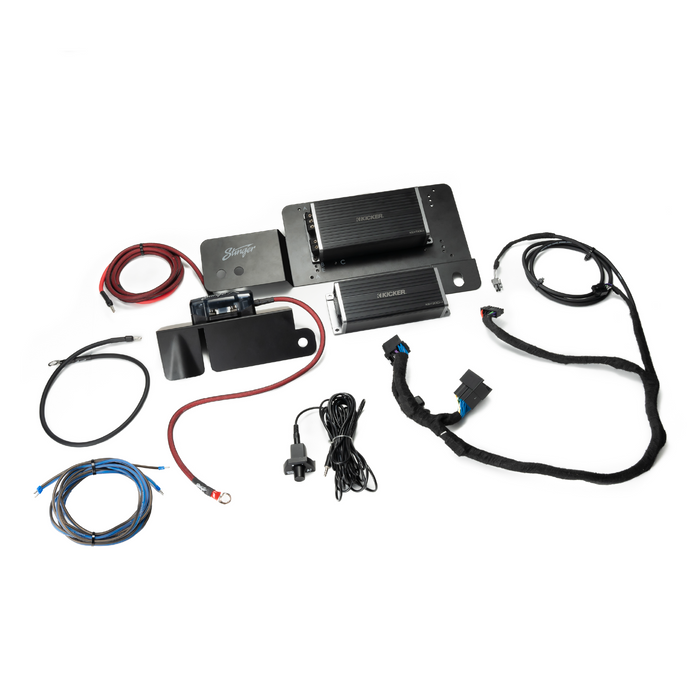 Kicker Plug & Play 4-Channel Key & Mono Key Amp Bundle Installation Guide I '21-'24 Bronco