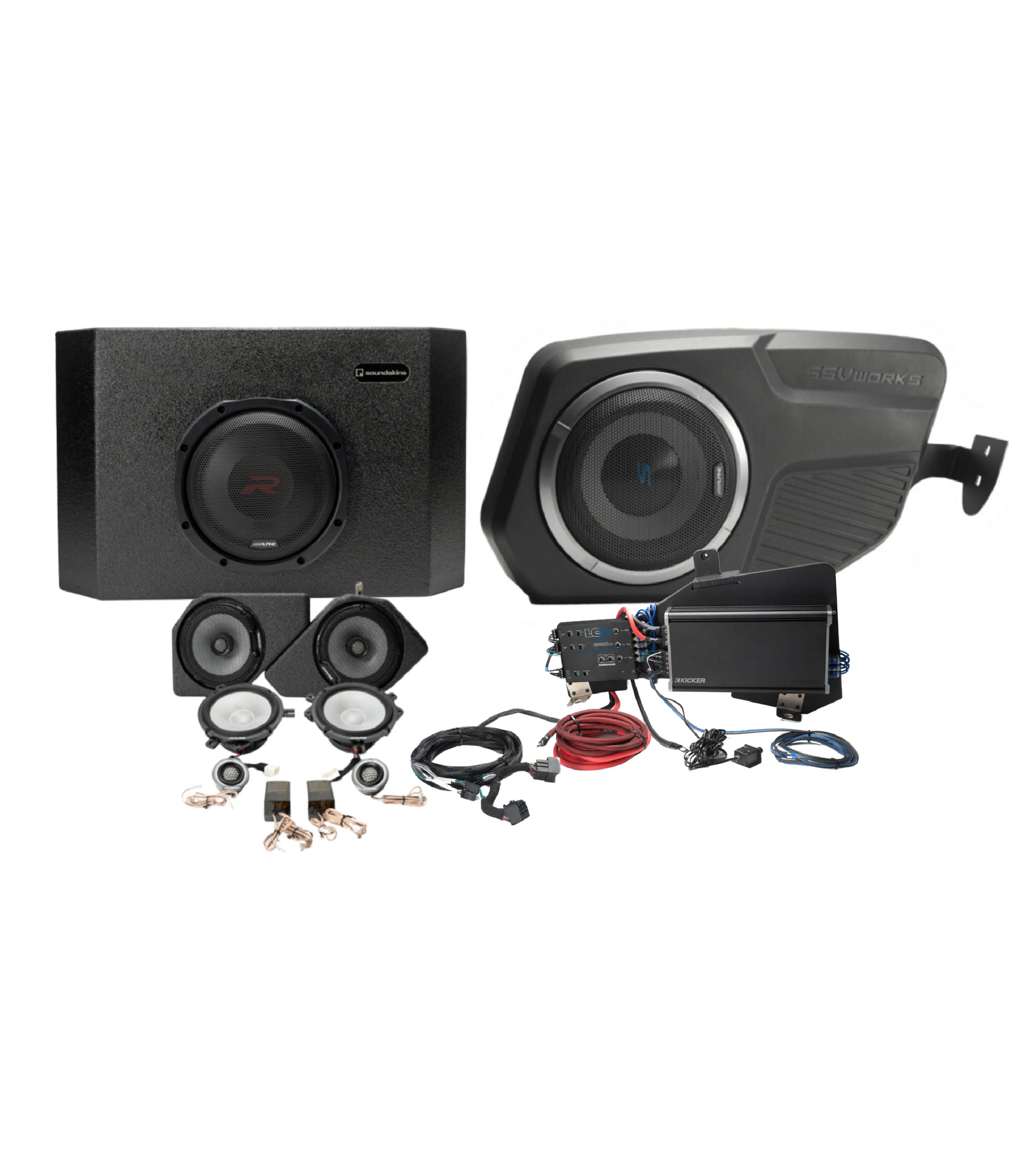 Plug and Play Full Audio System Bundle Upgrade (Factory Non-B&O)  | '21- Current Ford Bronco
