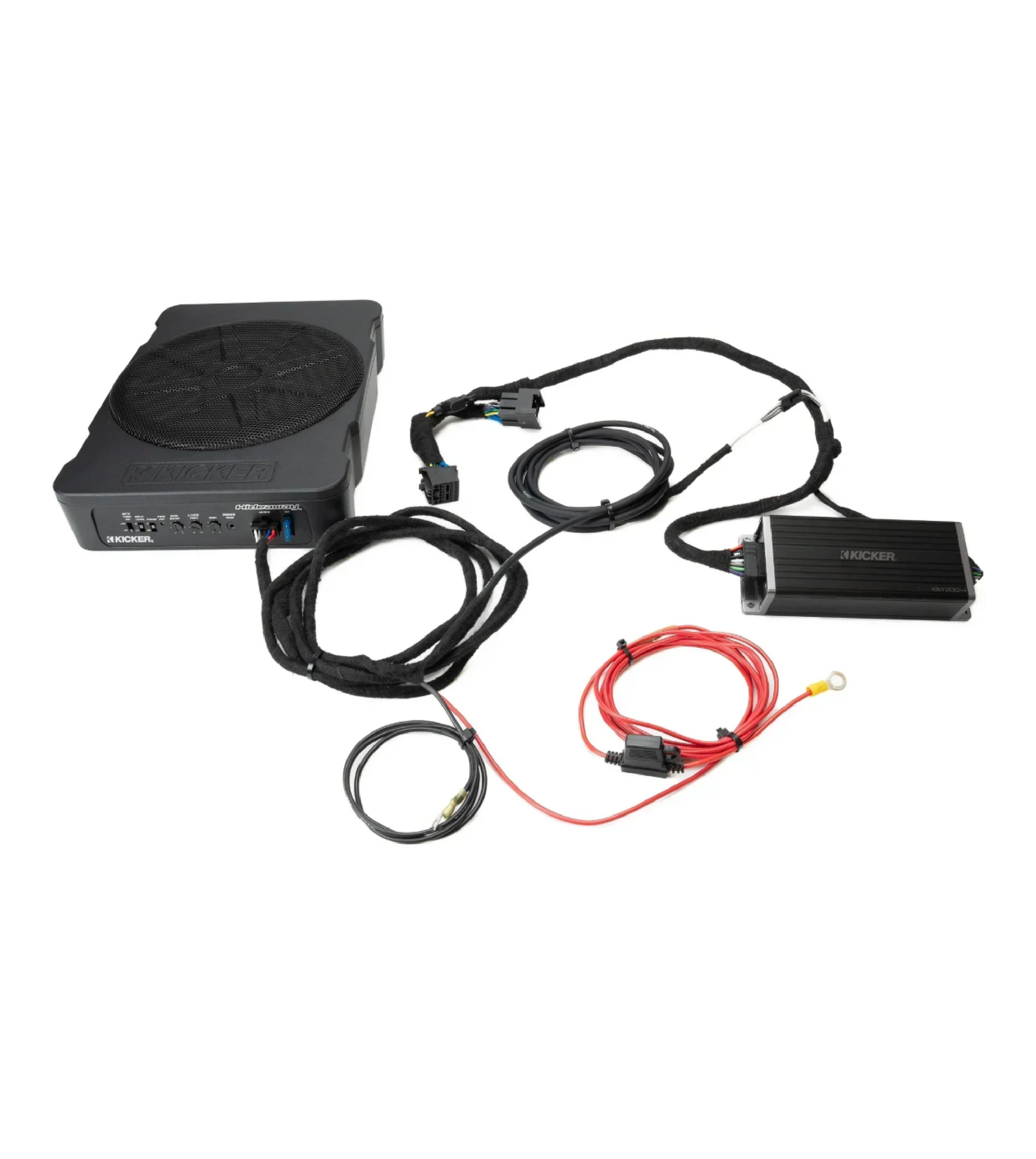 Kicker Plug and Play Key 200.4 Amp and Hideaway Bundle Installation Guide I '21- Current Bronco