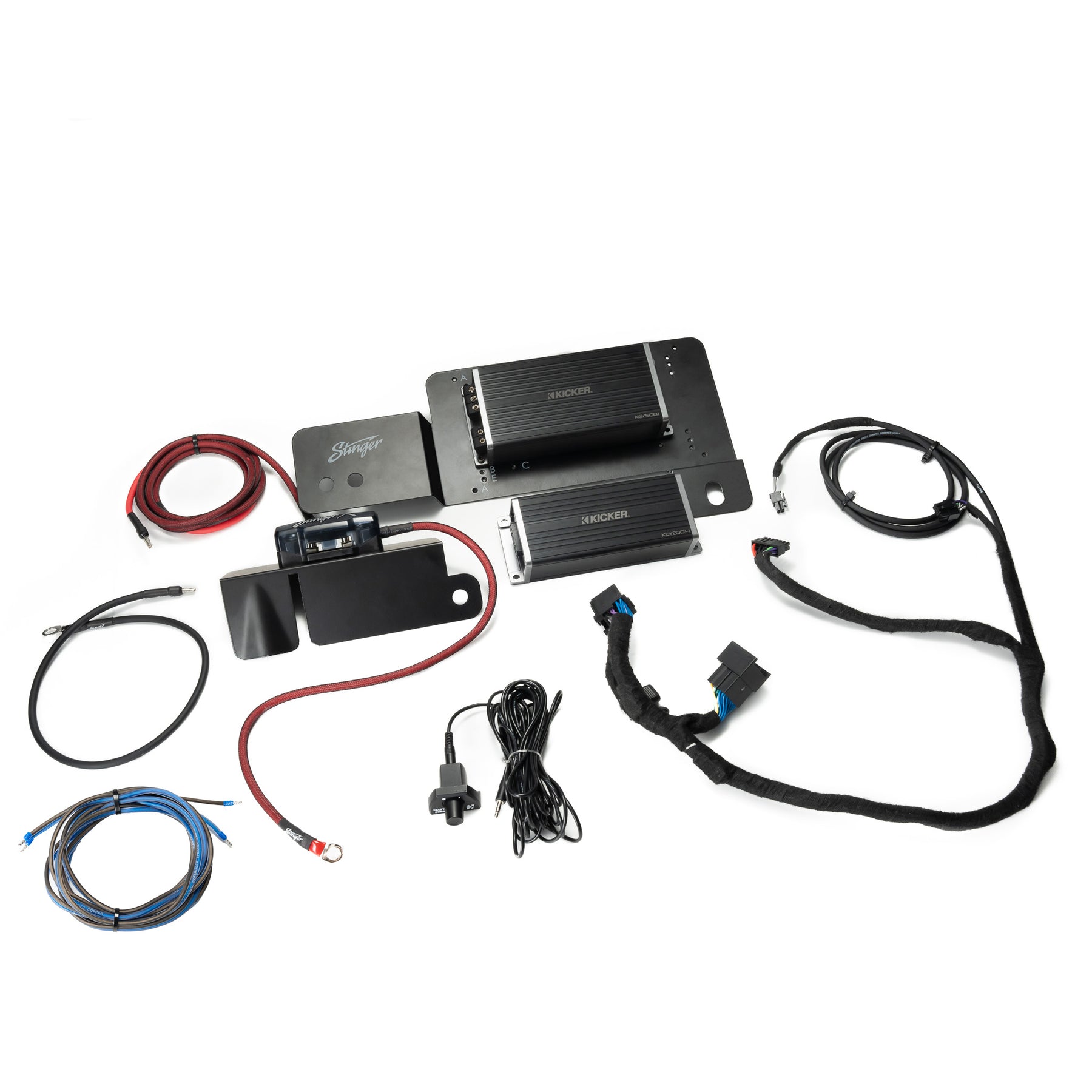 Kicker Plug & Play 4-Channel Key & Mono Key Amp Bundle Installation Guide I '21-'24 Bronco