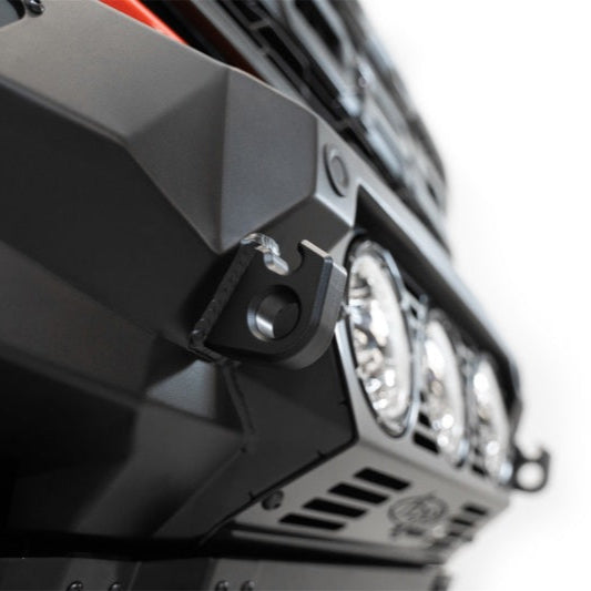 Addictive Desert Designs Ford Bronco Raptor Bomber Front Bumper with Rigid 360 Mounts and Side Cube Light Mounts
