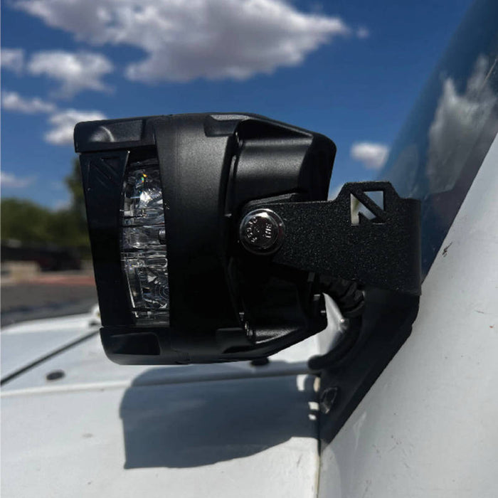 ARB Nacho Jeep JK A Pillar / Ditch Mount for Quatro - Durable Steel Offroad Light Mount