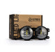 AlphaRex Universal Chrysler/Dodge/Hummer/Jeep DoubleTap Dual Color LED Projector Fog Lights * White and Amber