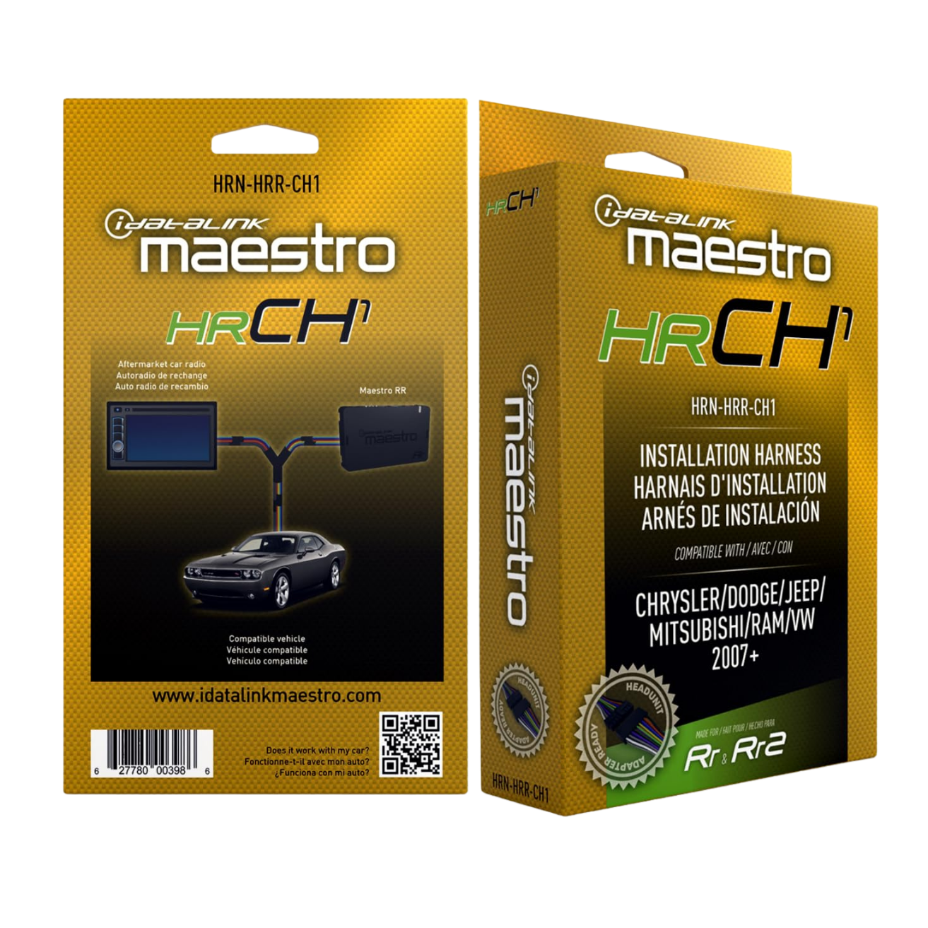 Idatalink Maestro HRN-HRR-CH1 Radio Replacement T-Harness | '07 Idatalink Maestro HRN-HRR-CH1 Radio Replacement T-Harness | '07