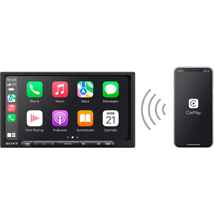 Sony XAV-AX4000 | 6.95” Wireless CarPlay/ Android Auto Media Receiver