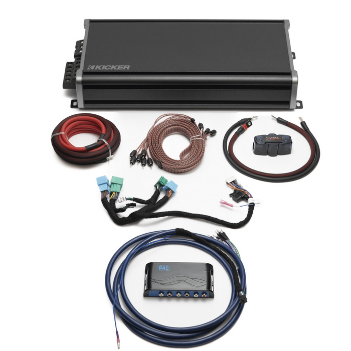 Kicker 5-Channel CX Amp Bundle Upgrade | '24 - Current JL Wrangler/ '24 - Current JT Gladiator