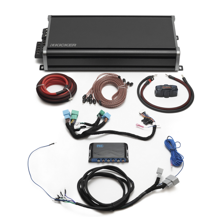 Kicker 5-Channel CX Amp Bundle Upgrade | '24 - Current JL Wrangler/ '24 - Current JT Gladiator
