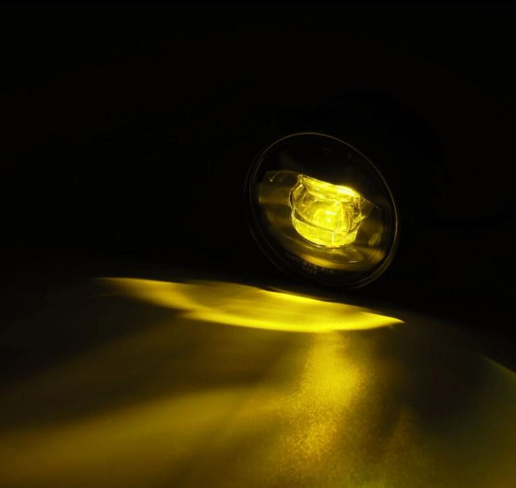 AlphaRex Universal Chrysler/Dodge/Hummer/Jeep DoubleTap Dual Color LED Projector Fog Lights * White and Amber