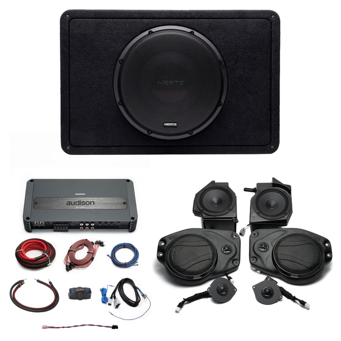 Hertz-Audison Prima Plug & Play (5-Channel) Full System Bundle Upgrade | '18 - '23 JL Wrangler/ '18 - '23 JT Gladiator