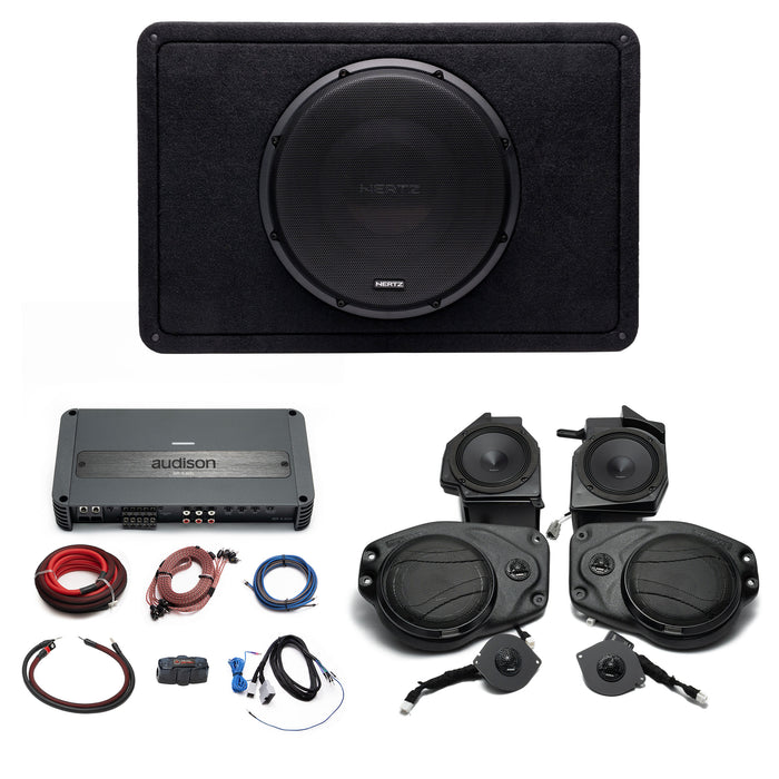 Hertz-Audison Prima Plug & Play (5-Channel) Full System Bundle Upgrade | '18 - '23 JL Wrangler/ '18 - '23 JT Gladiator