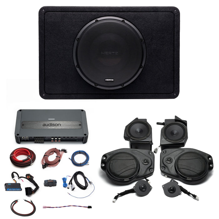 Hertz-Audison Prima Plug & Play (5-Channel) Full System Bundle Upgrade | '18 - '23 JL Wrangler/ '18 - '23 JT Gladiator