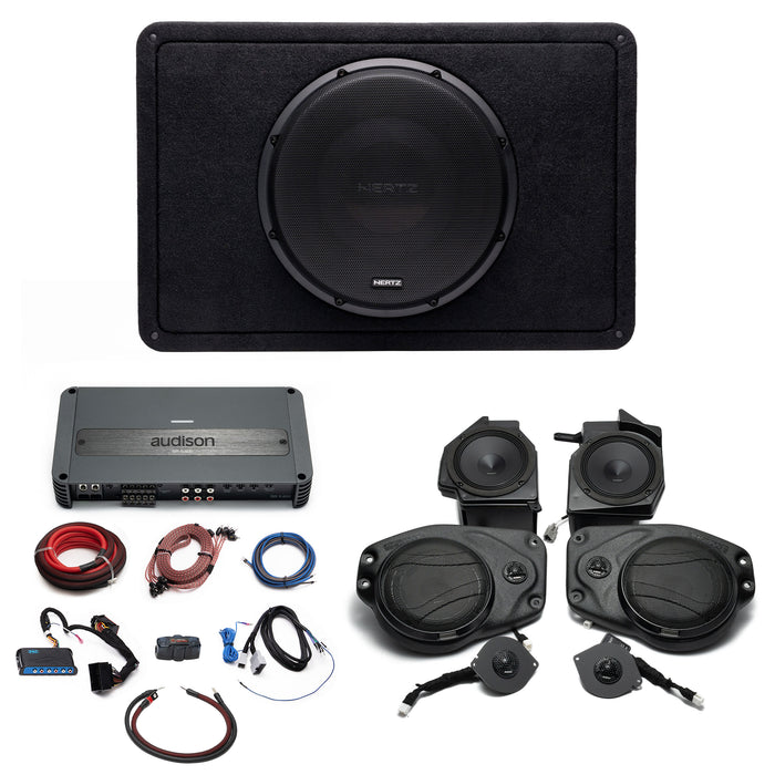 Hertz-Audison Prima Plug & Play (5-Channel) Full System Bundle Upgrade | '18 - '23 JL Wrangler/ '18 - '23 JT Gladiator