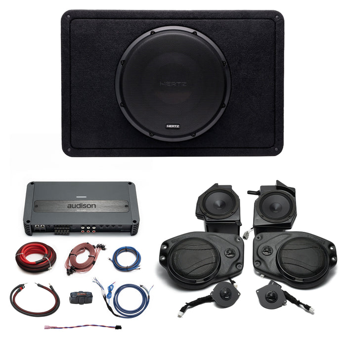 Hertz-Audison Prima Plug & Play (5-Channel) Full System Bundle Upgrade | '18 - '23 JL Wrangler/ '18 - '23 JT Gladiator