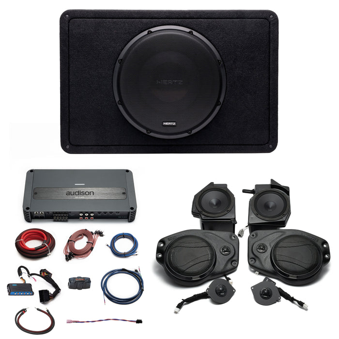 Hertz-Audison Prima Plug & Play (5-Channel) Full System Bundle Upgrade | '18 - '23 JL Wrangler/ '18 - '23 JT Gladiator