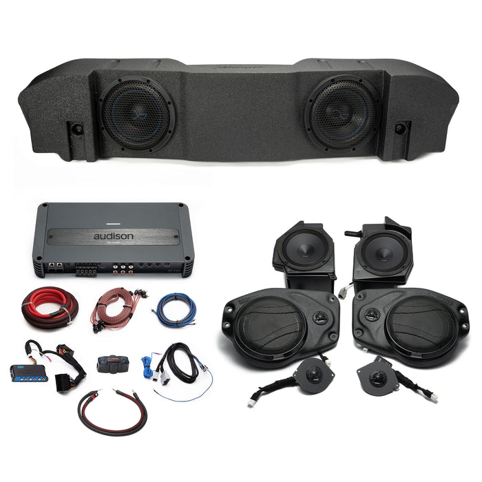 Hertz-Audison Prima Plug & Play (5-Channel) Full System Bundle Upgrade | '18 - '23 JL Wrangler/ '18 - '23 JT Gladiator