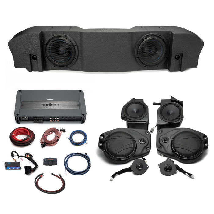 Hertz-Audison Prima Plug & Play (5-Channel) Full System Bundle Upgrade | '18 - '23 JL Wrangler/ '18 - '23 JT Gladiator