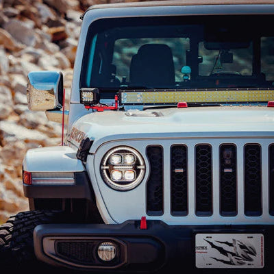 AlphaRex Nova-Series LED Projector Headlights Alpha-Black | '18-Current JL Wrangler / '20-Current JT Gladiator