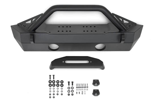 DV8 Offroad 07-23 JK/JL Jeep Wrangler & JT Gladiator FS-15 Series Front Bumper