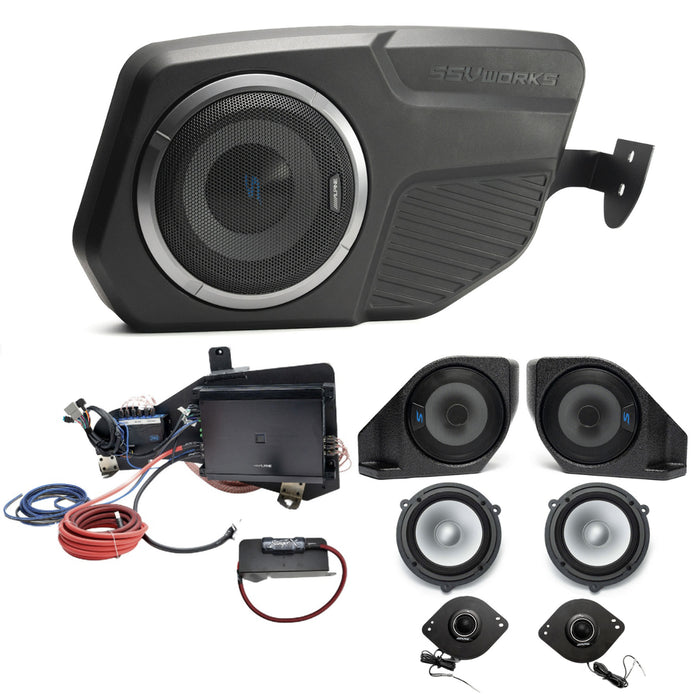 Alpine S-Series Plug & Play Full System Bundle Upgrade 2 & 4-Door (B&O System) | '21- Current Ford Bronco