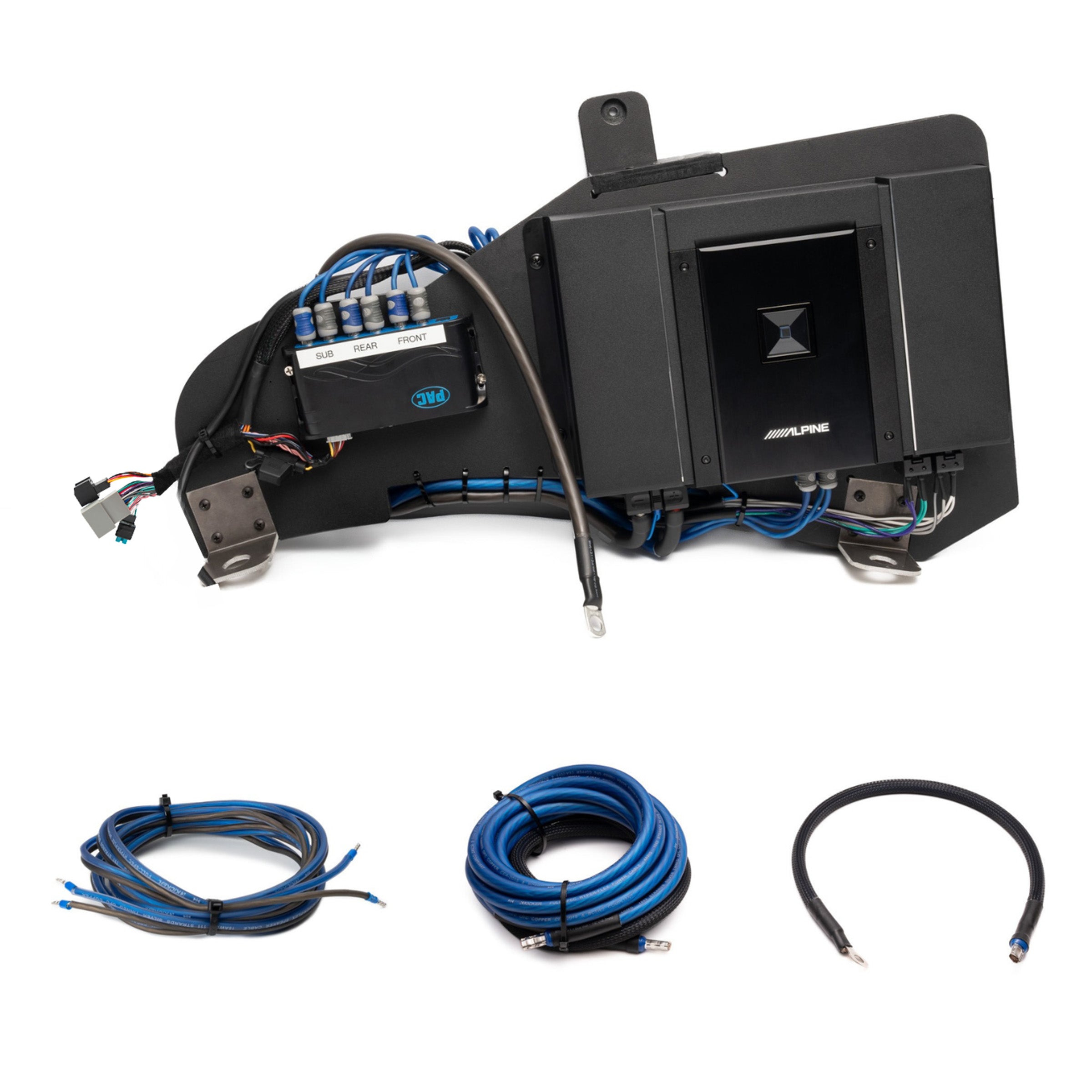 Alpine Status Series Plug & Play Dual Amplifier Bundle (B&O System