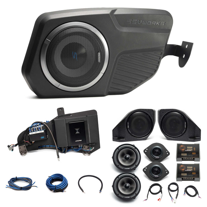 Alpine Status Series Plug & Play Full System Bundle Upgrade (B&O System) | '21 - Current Ford Bronco