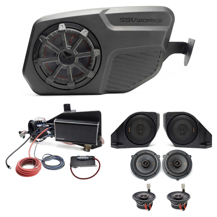 Kicker Plug & Play Full System Bundle Upgrade 2 & 4-Door (B&O System) | '21- Current Ford Bronco
