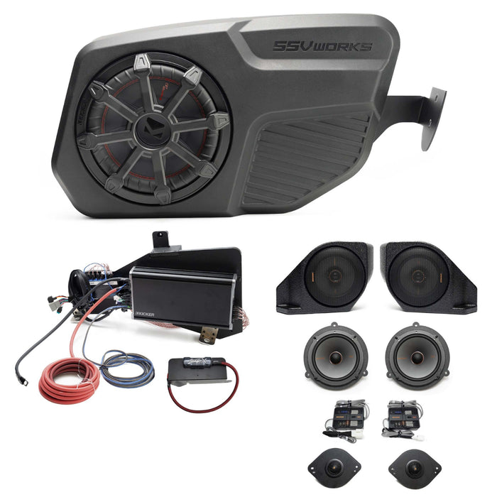 Kicker Plug & Play Full System Bundle Upgrade 2 & 4-Door (B&O System) | '21- Current Ford Bronco