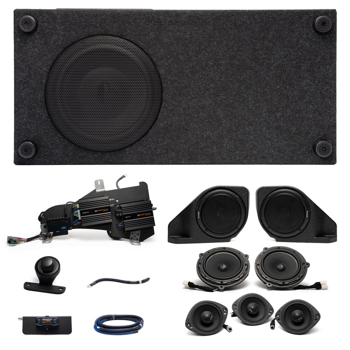 Audiotec Fischer Plug and Play Full System Series 3 (8-Ch (DSP)/ Mono) Bundle (B&O System) | '21- Current Ford Bronco