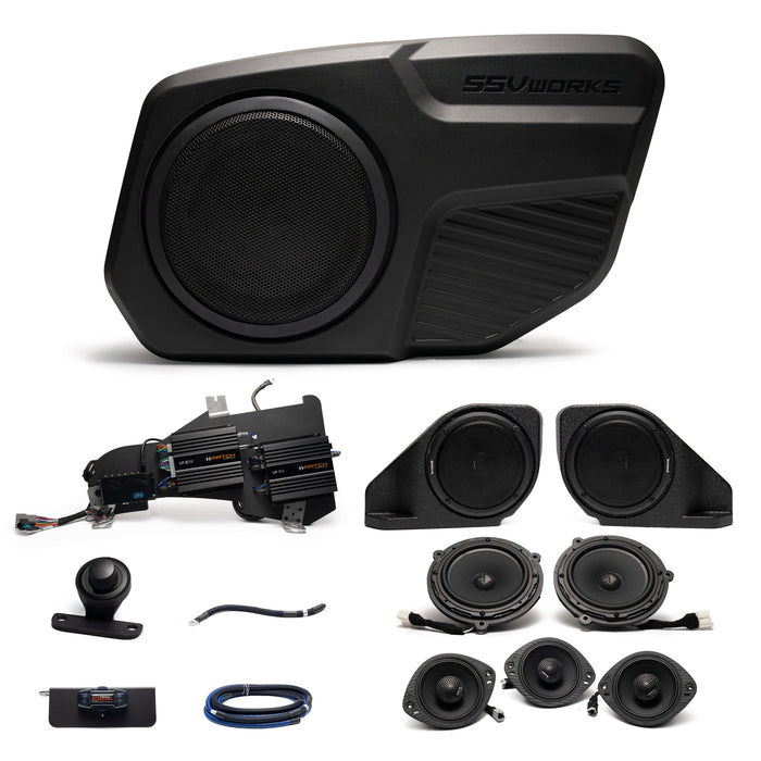 Audiotec Fischer Plug and Play Full System Series 3 (8-Ch (DSP)/ Mono) Bundle (B&O System) | '21- Current Ford Bronco