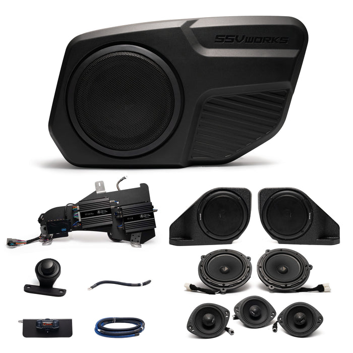 Trail Seven Plug and Play Full System Series 3 (8-Ch (DSP)/ Mono) Bundle (B&O System) | '21- Current Ford Bronco