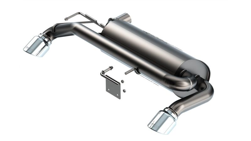 Borla 21-22 Ford Bronco 2.7L V6 Touring Axle-Back Exhaust System with Bright Chrome Tips