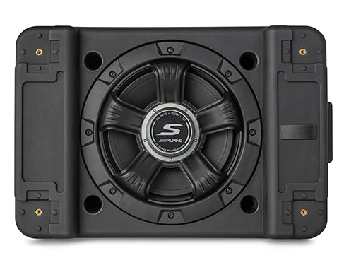 Alpine Single 10” S-Series Shallow Preloaded Subwoofer Enclosure