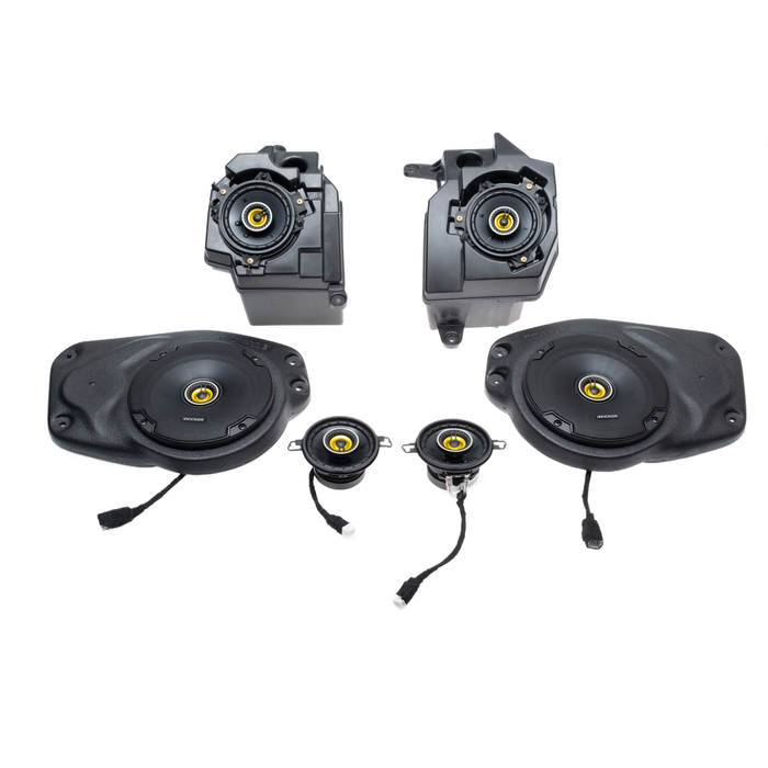 Kicker CS Complete Plug & Play Speaker Bundle Upgrade | '18-'23 JL/ '20-'23 JT