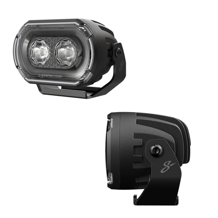 Stinger HEXCORE 2x4" Amber & White LED Pod Lights (Pair) - 2021-Current Ford Bronco