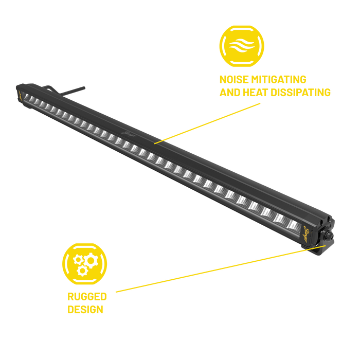 Stinger HEXCORE 30" Straight LED Light Bar - 2018-Current Jeep Wrangler JL/ JLU and 2020-Current Jeep Gladiator JT