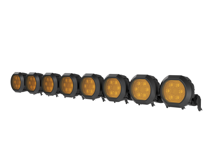 Stinger HEXCORE 51" Hero Light Bar (Eight 6" Pod Lights) - 2007-2018 Jeep Wrangler JK/ JKU