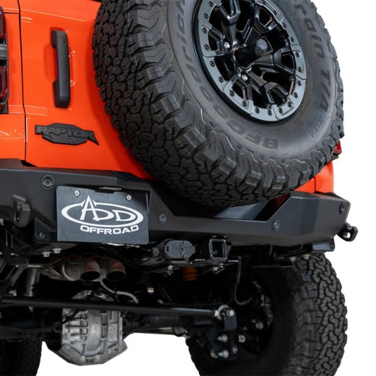 Addictive Desert Designs Rock Fighter Rear Bumper for 2022-2023 Ford Bronco Raptor