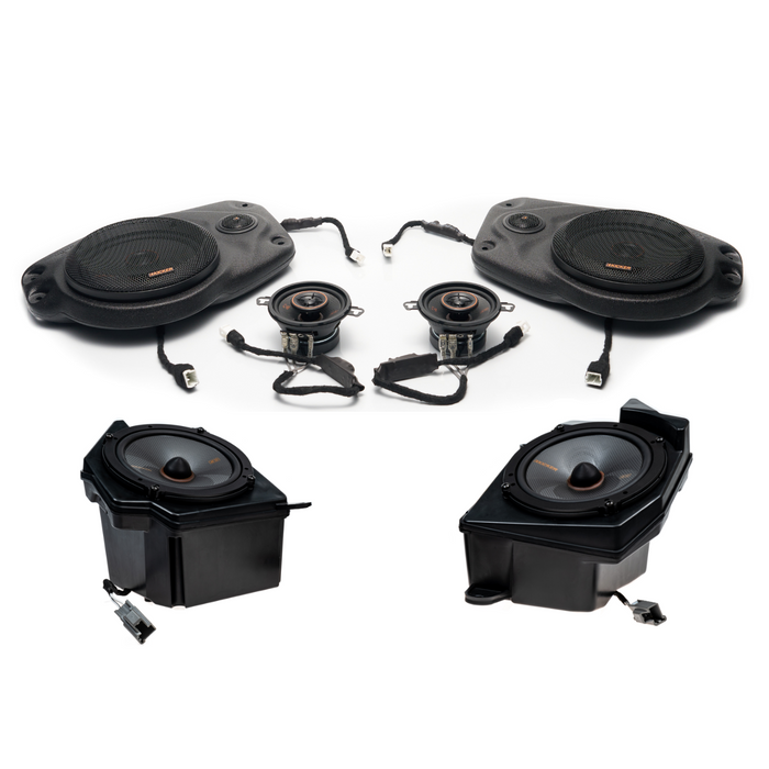 Kicker KS Plug & Play Speaker Bundle Upgrade (Factory Amplified) | '18-'23 JL/ '20-'23 JT