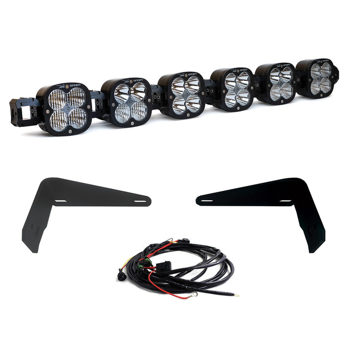 Baja Designs 6XL Linkable Bumper Light Kit- w/ OEM Steel Bumper I '21- Current Ford Bronco