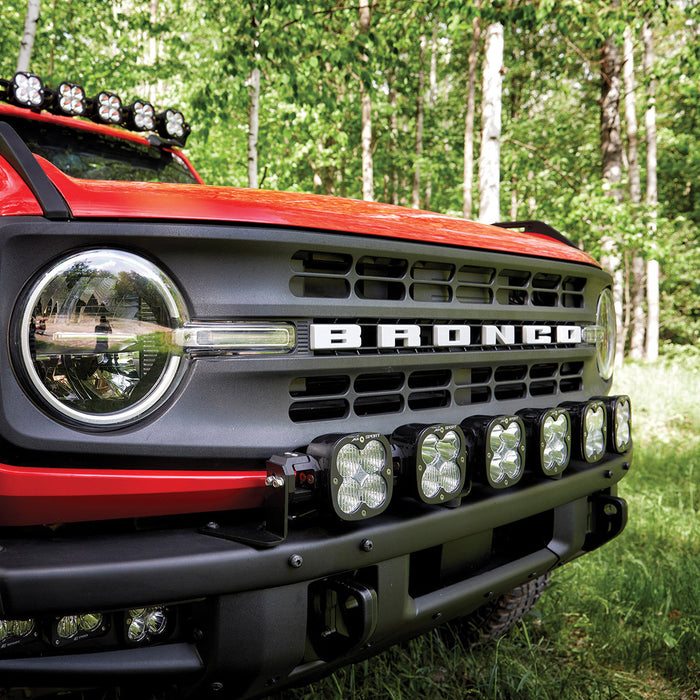 Baja Designs 6XL Linkable Bumper Light Kit- w/ OEM Steel Bumper I '21- Current Ford Bronco