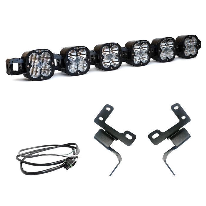 Baja Designs 6XL Linkable Bumper Light Kit- OEM Plastic Bumper I '21- Current Ford Bronco