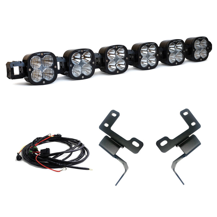 Baja Designs 6XL Linkable Bumper Light Kit- OEM Plastic Bumper I '21- Current Ford Bronco