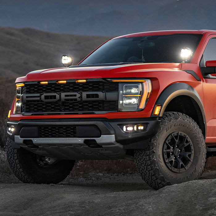 Baja Designs S2 SAE/S2 Fog Pocket Kit I '22- Current Ford Bronco Raptor