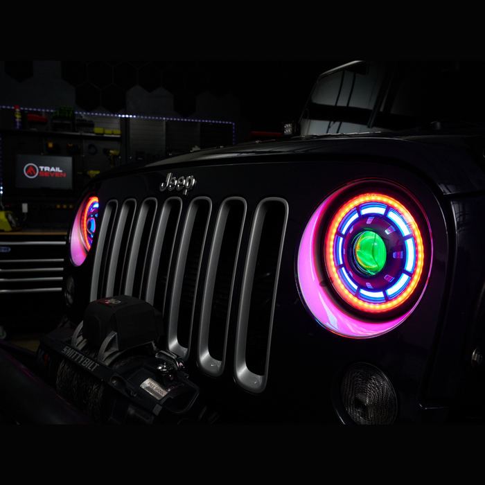 Oracle Lighting Oculus™ 7" Colorshift® B-LED Projector | '07-'18 JK Wrangler