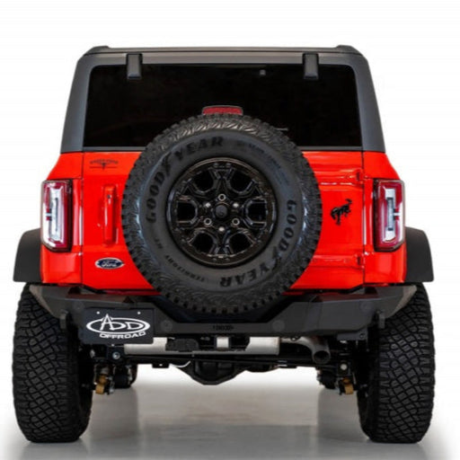 Addictive Desert Designs Rock Fighter Rear Bumper for 2021-2023 Ford Bronco * Hammer Black