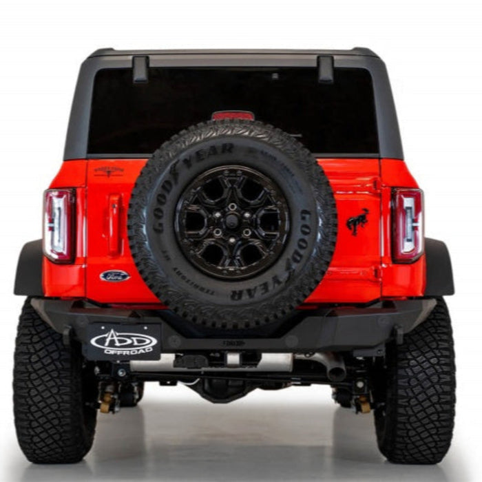 Addictive Desert Designs Rock Fighter Rear Bumper for 2021-2023 Ford Bronco * Hammer Black