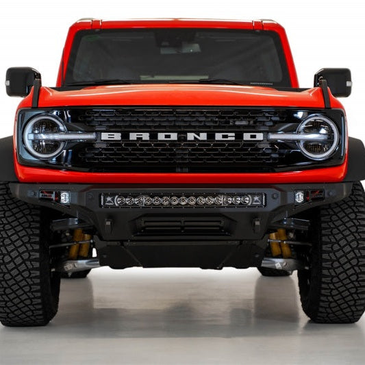 Addictive Desert Designs Stealth Fighter Front Bumper for 2021+ Ford Bronco with Light Bar Mounts