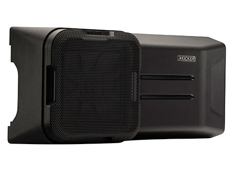 Kicker 51KJPL7T122 L7T 12-inch Jeep Wrangler tailgate subwoofer enclosure, front view