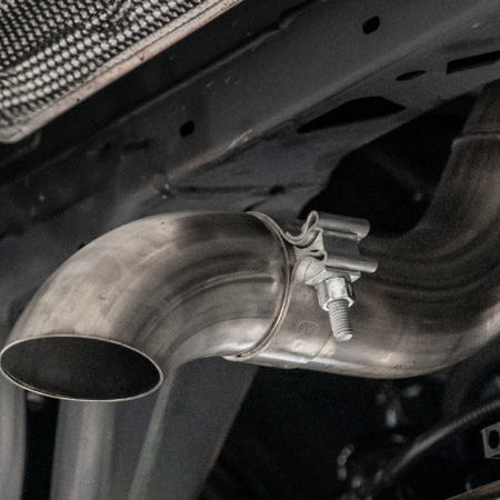 Borla 21-22 Ford Bronco 2.7L T-304 Stainless Steel Touring Cat-Back Exhaust System with High Clearance Climber Design